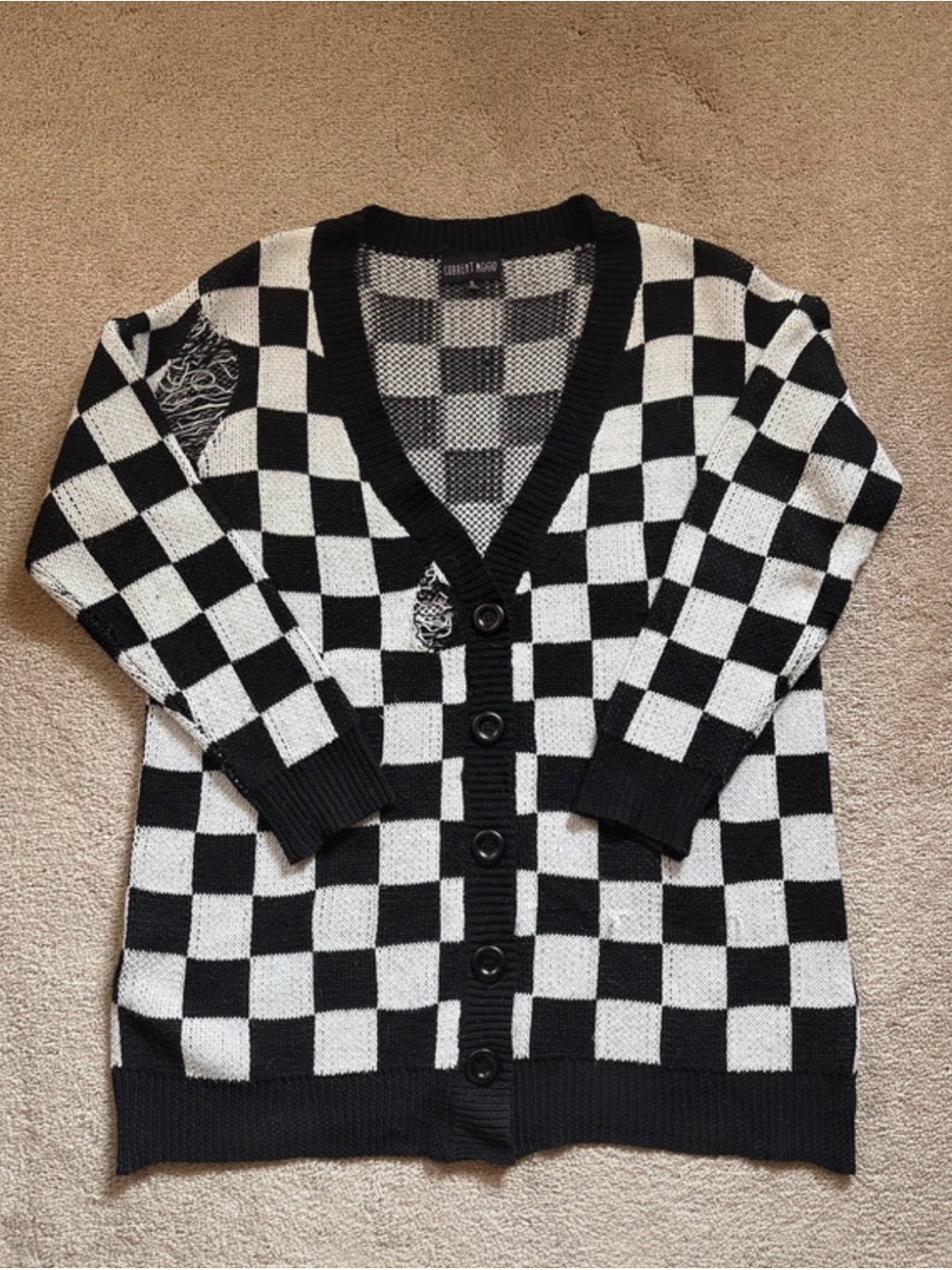 Current Mood | Baddie Square Me Up Oversized Cardigan
